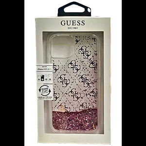 Guess Liquid Glitter Transculent Case for iPhone 2021 6.1''